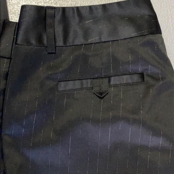 Silk Black/Silver Pinstripe Pant - Picture 4 of 5